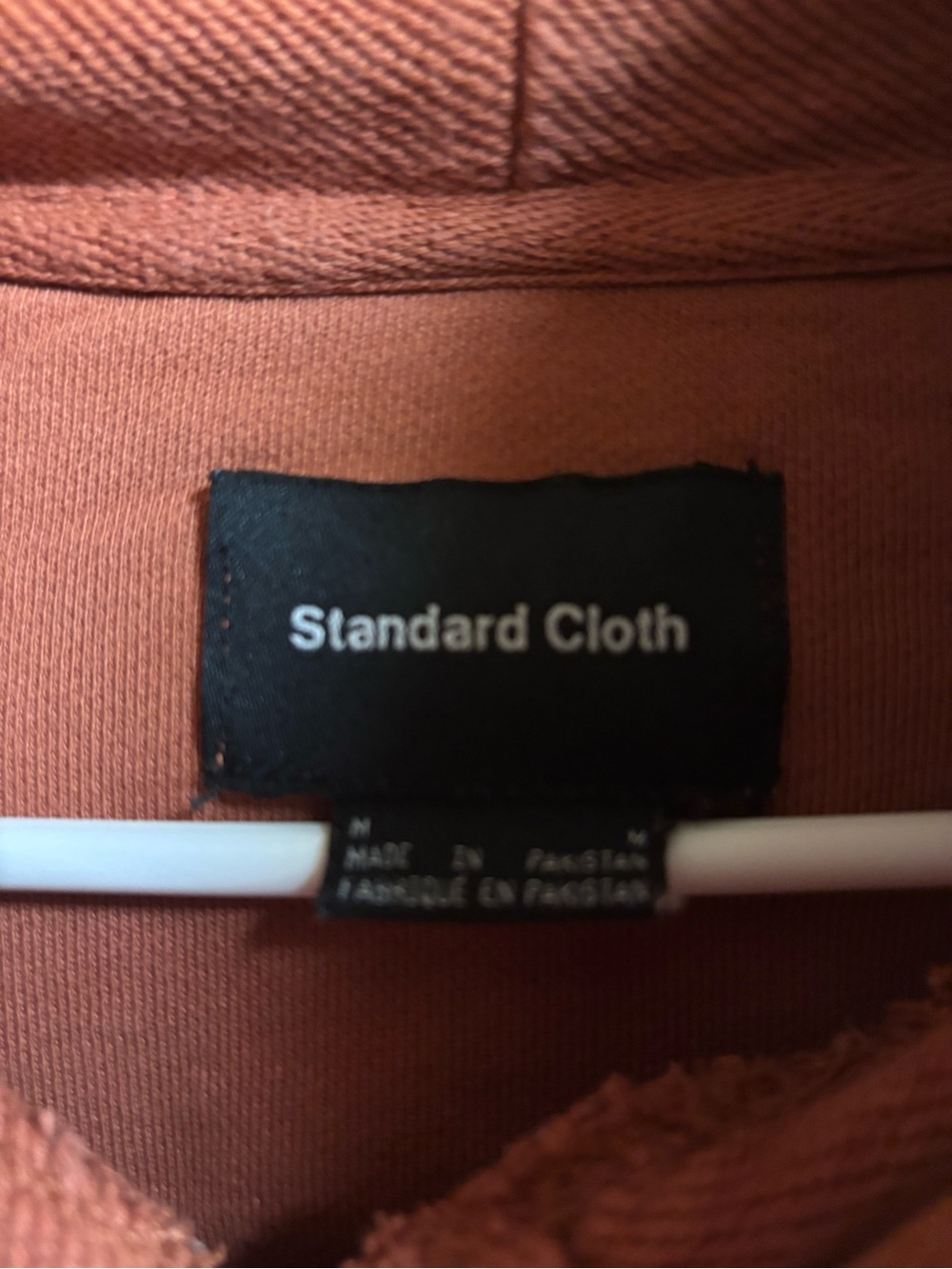 Standard cloth rust hoodie